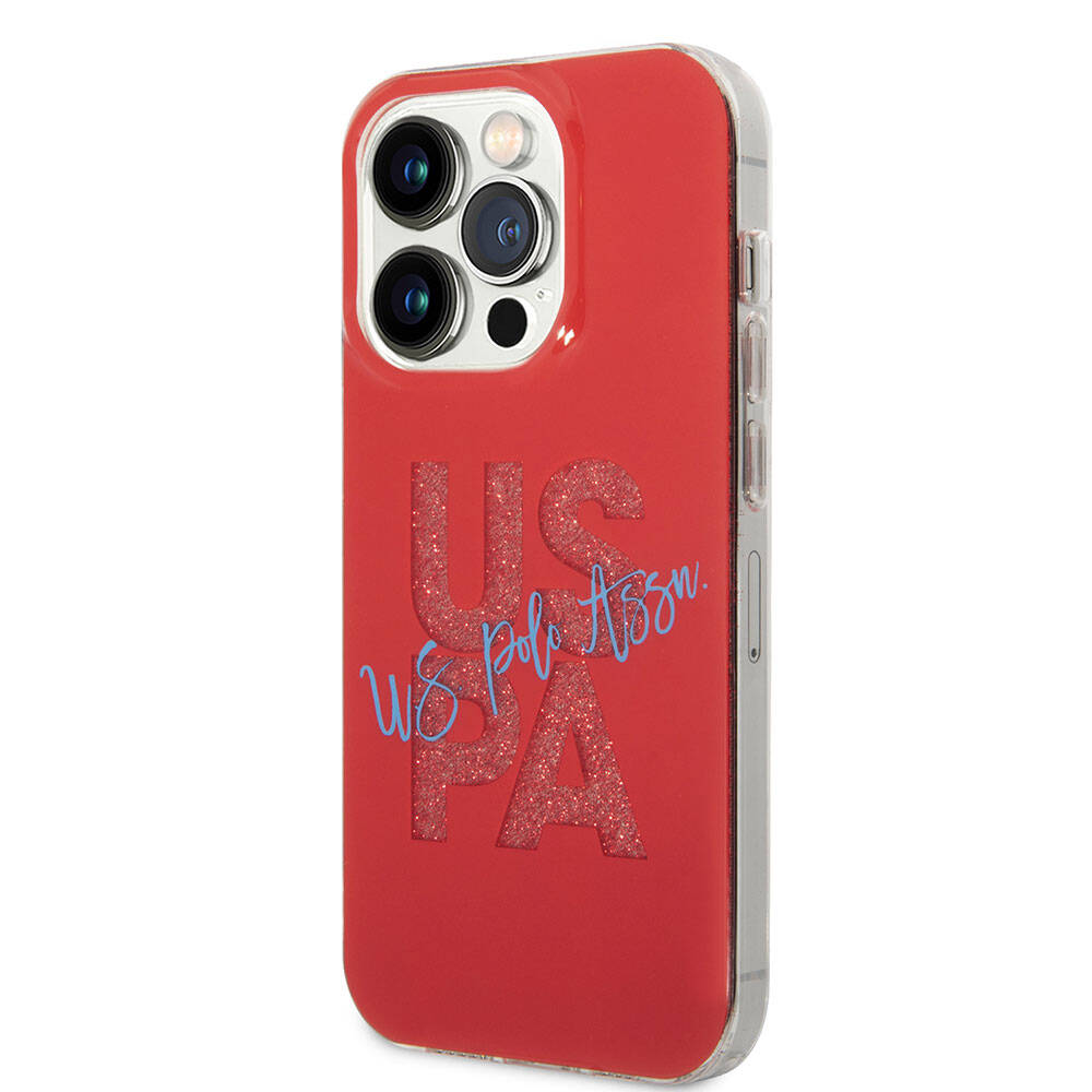 U.S. Polo Assn. iPhone 15 Pro Orjinal Lisanslı Simli Parlak Alfabe Tasarım Telefon Kılıfı - 16 U.S. Polo Assn. iPhone 15 Pro Orjinal Lisanslı Simli Parlak Alfabe Tasarım Telefon Kılıfı - 16